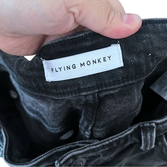 Flying Monkey Distressed High Rise Straight Leg Jeans size 20W - Picture 6 of 8